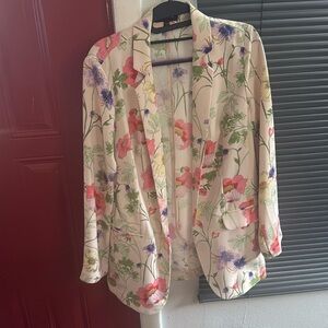 Floral express blazer
